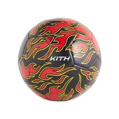 Kith x adidas Football Flame Soccer Ball "Black"