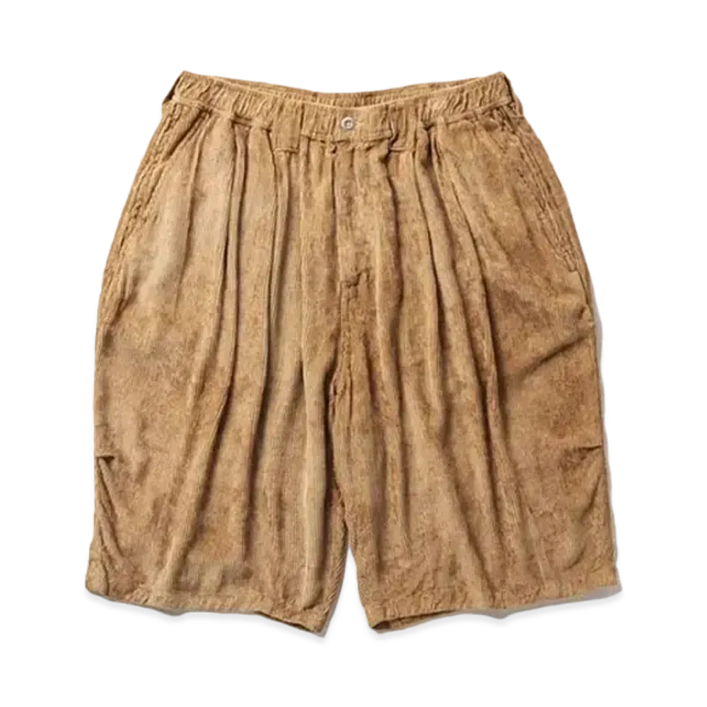 TIGHTBOOTH Rayon Cord Big Shorts "Beige"