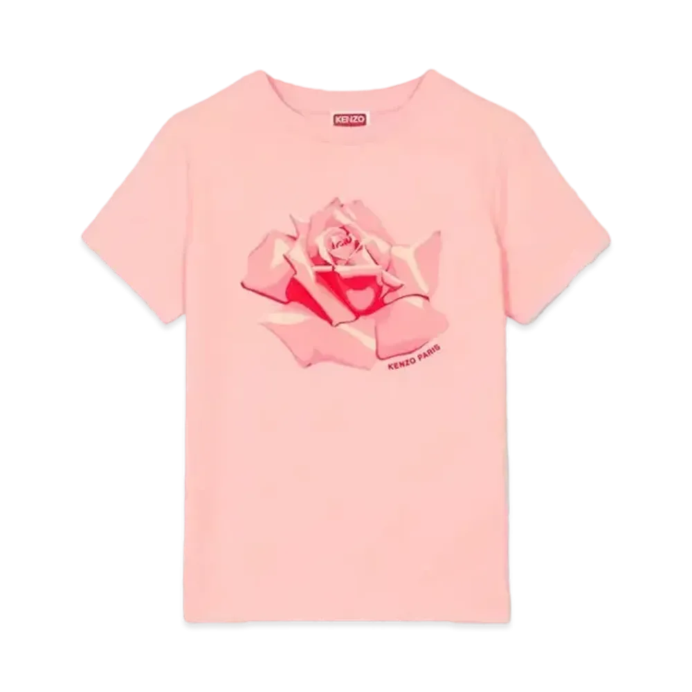 KENZO 'ROSE' Classic T-shirt "Faded Pink"