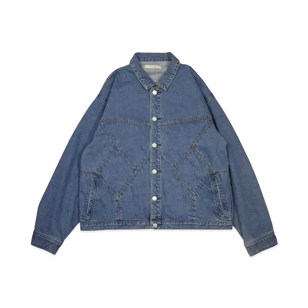 JieDa PANEL DENIM JACKET "INDIGO"