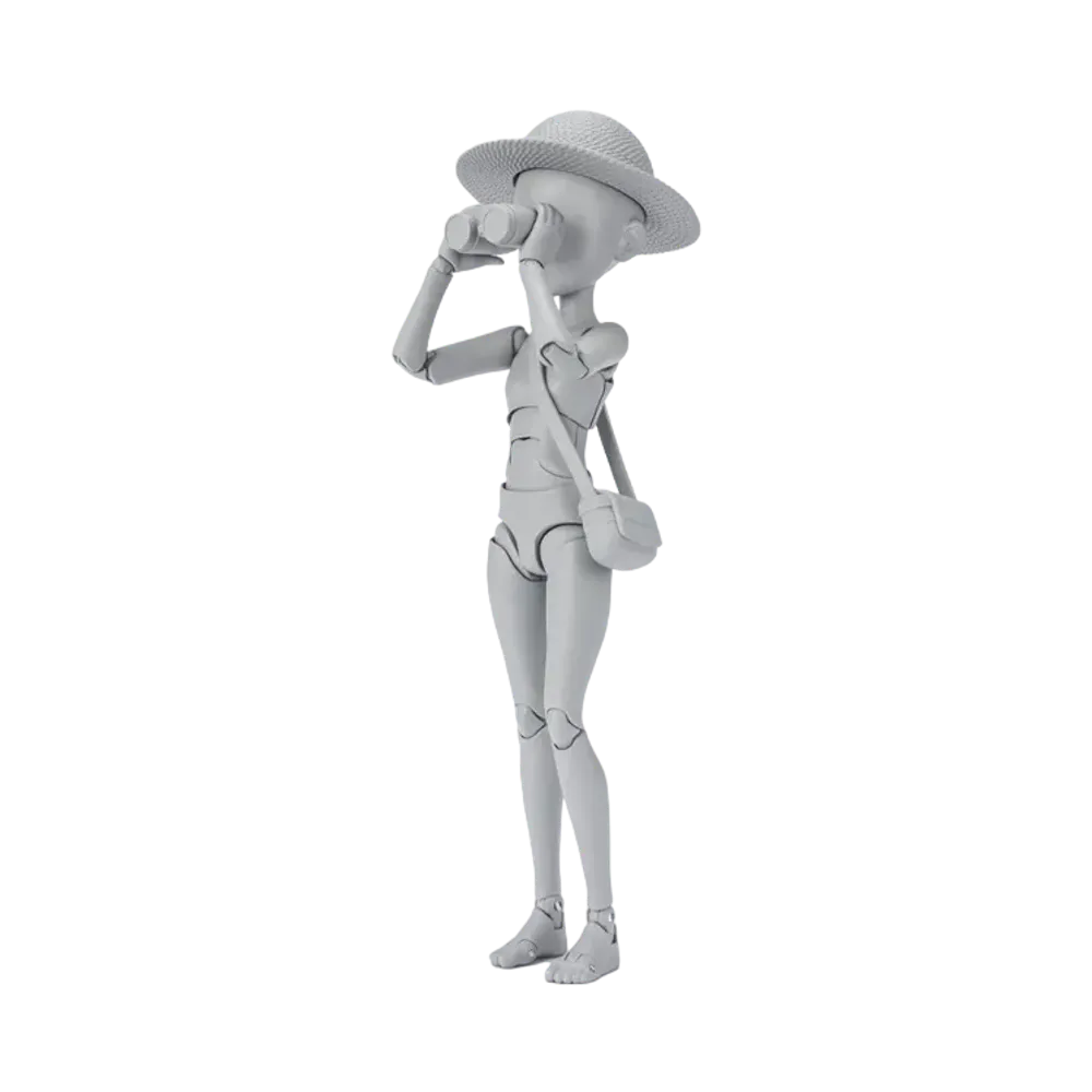 BANDAI "S.H.Figuarts" -BODY-KUN/BODY-CHAN- S.H.Figuarts BODY CHAN -KEN SUGIMORI- Edition (Gray Color Ver.)