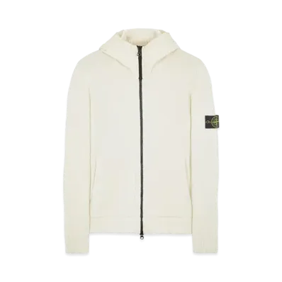 Stone Island 531A3 LAMBSWOOL WITH NASLAN HOOD "Natural White"