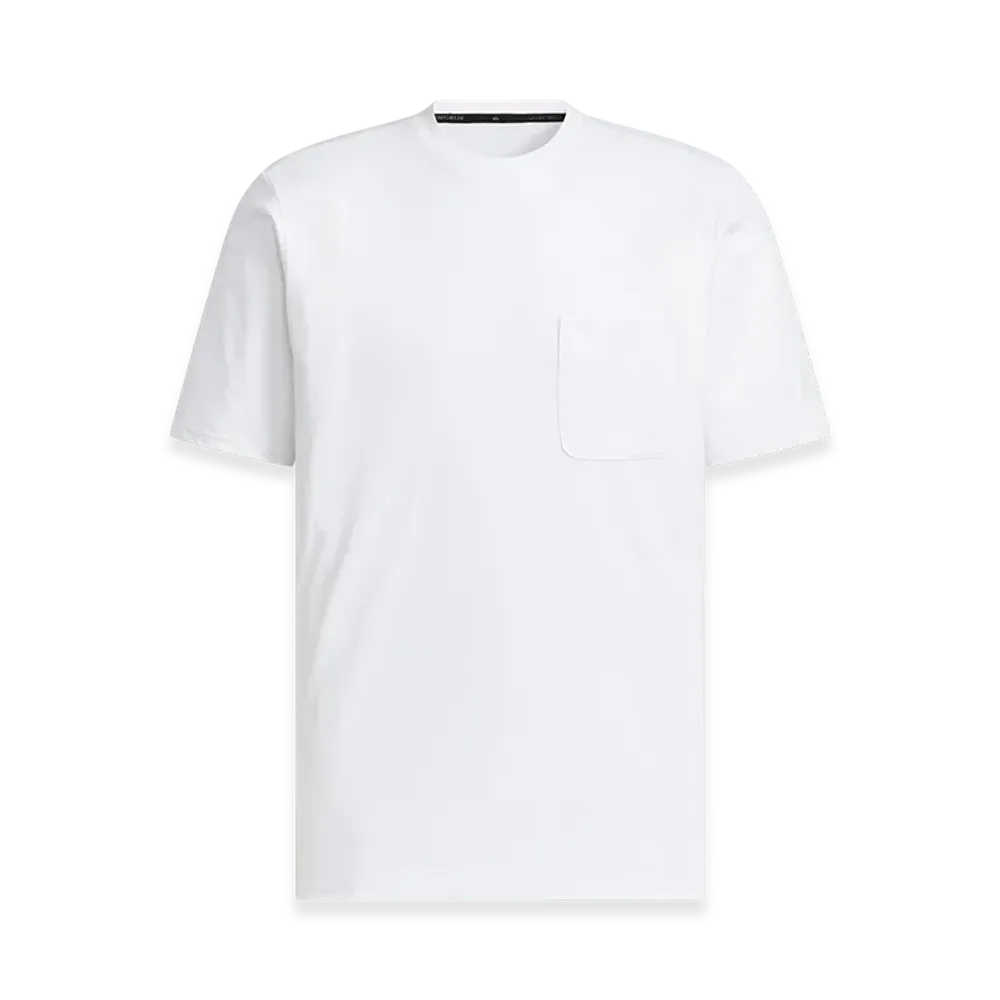 adidas Premium Regular Fit Stretch Cotton Short Sleeve T-Shirt "White"