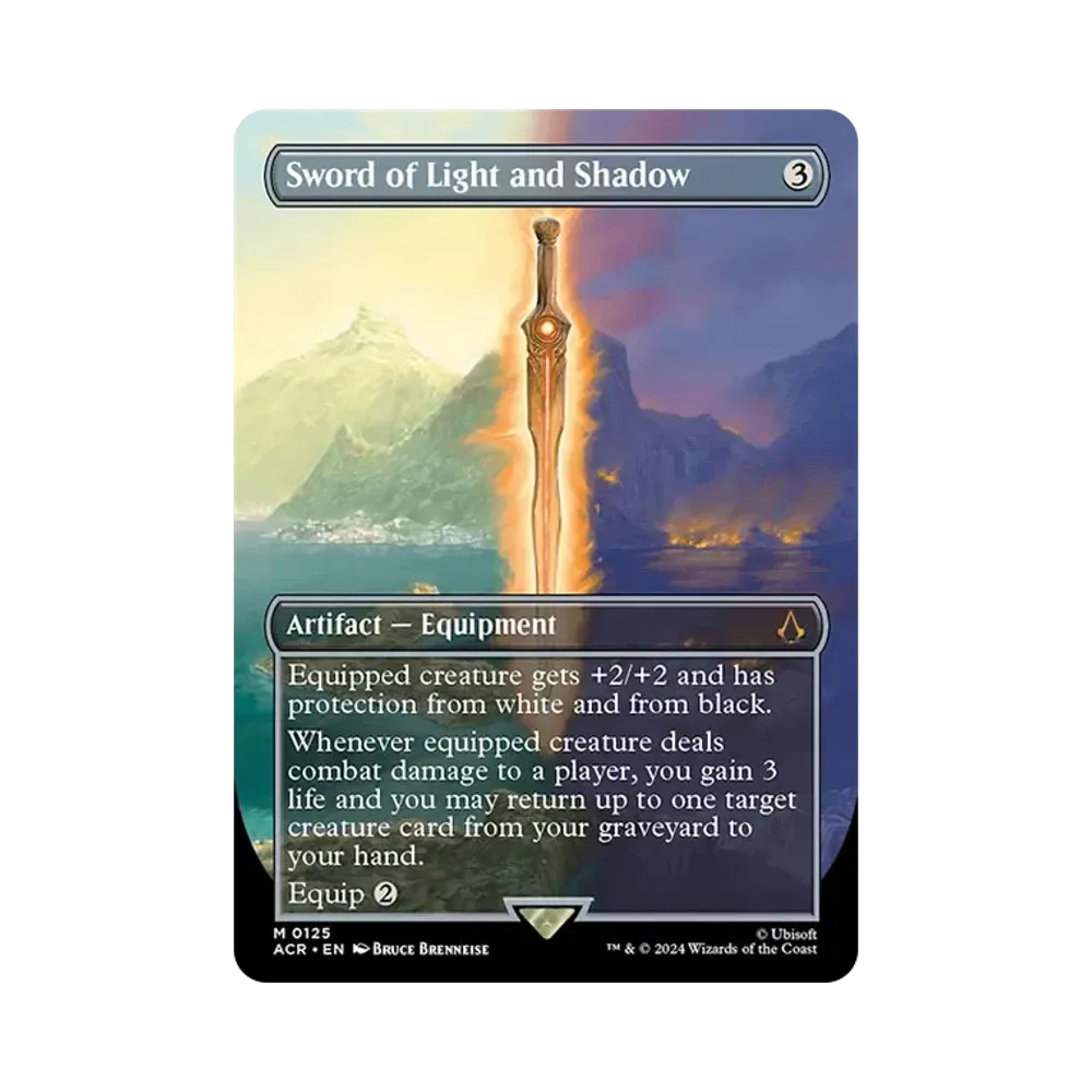 Sword of Light and Shadow M :Foil :ボーダーレス版 [ACR 0125]【英語版】(アサシンクリード)