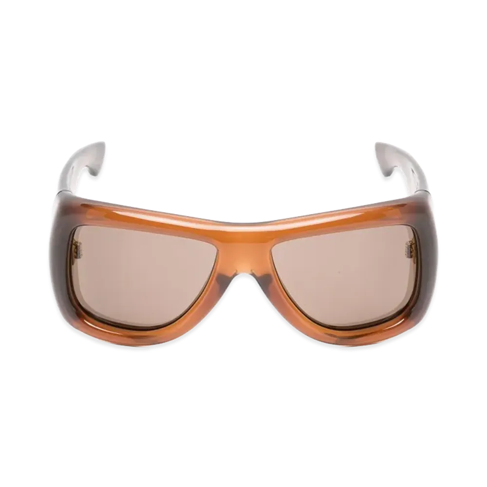 Saint Laurent Women's SL 902 Oversized Pillow-Frame Sunglasses "Brown"