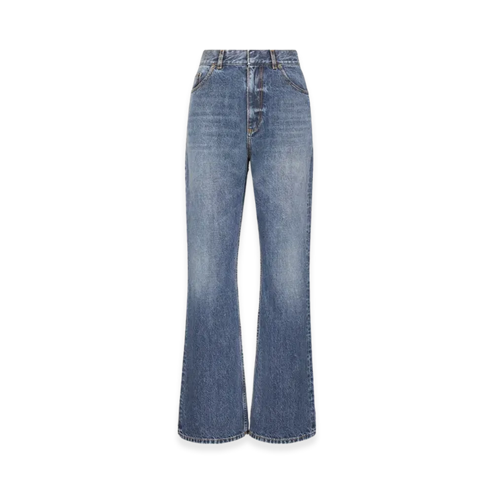 Dior Women's 8 Flared Jeans D08 "Blue"