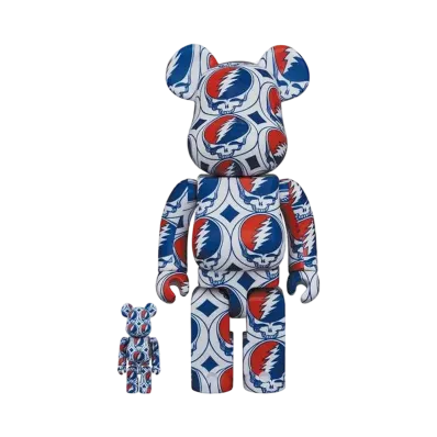 Bearbrick GRATEFUL DEAD 100% & 400% (STEAL YOUR FACE)