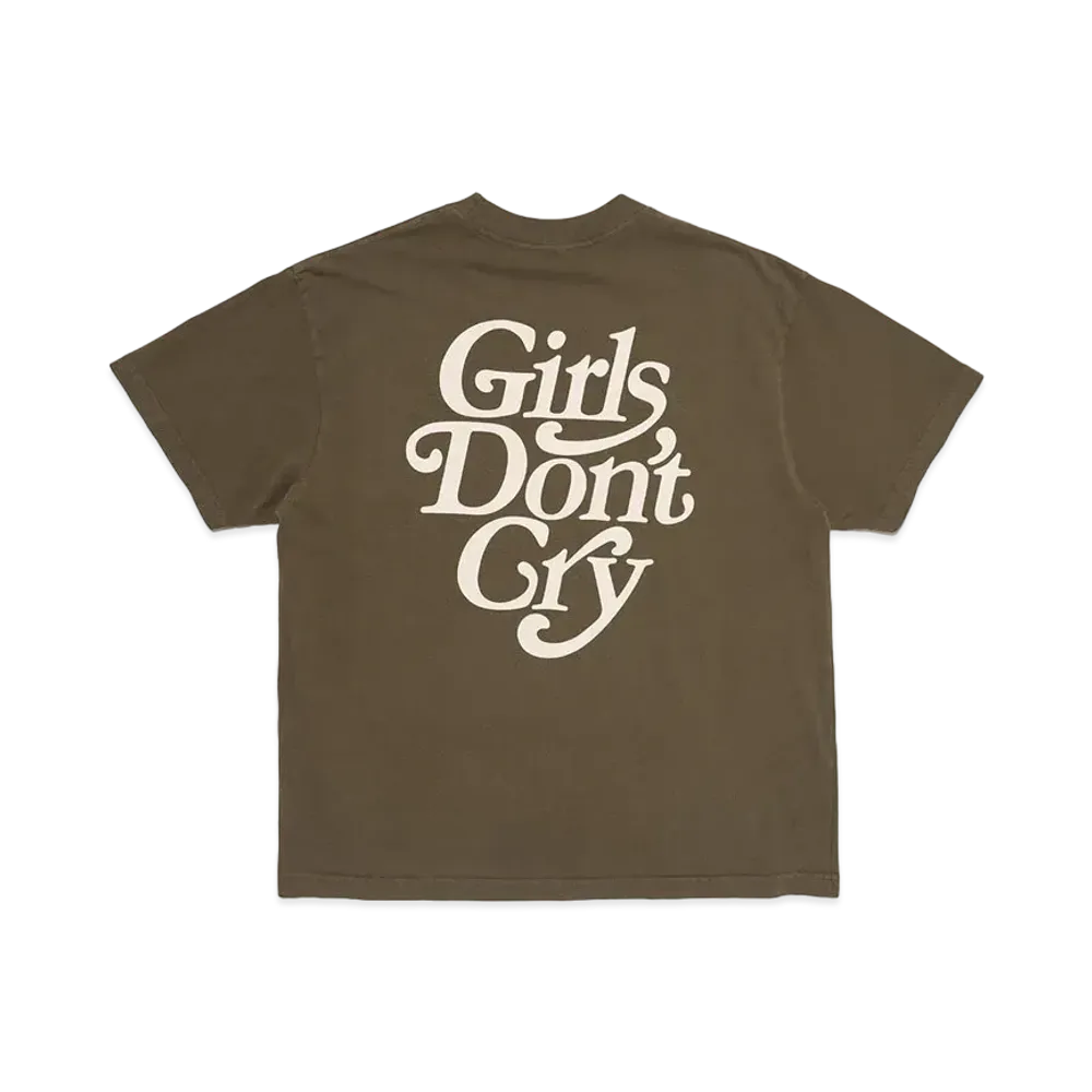 Girls Don't Cry OTSUMO PLAZA Exclusive Item GDC Logo T-shirt "Olive Drab" / VERDY