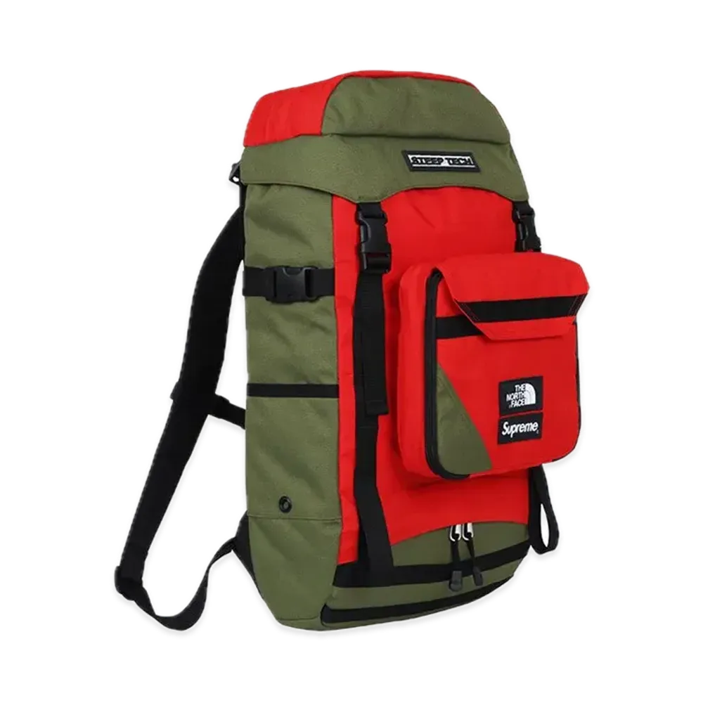 Supreme x The North Face Steep Tech Backpack "Olive"