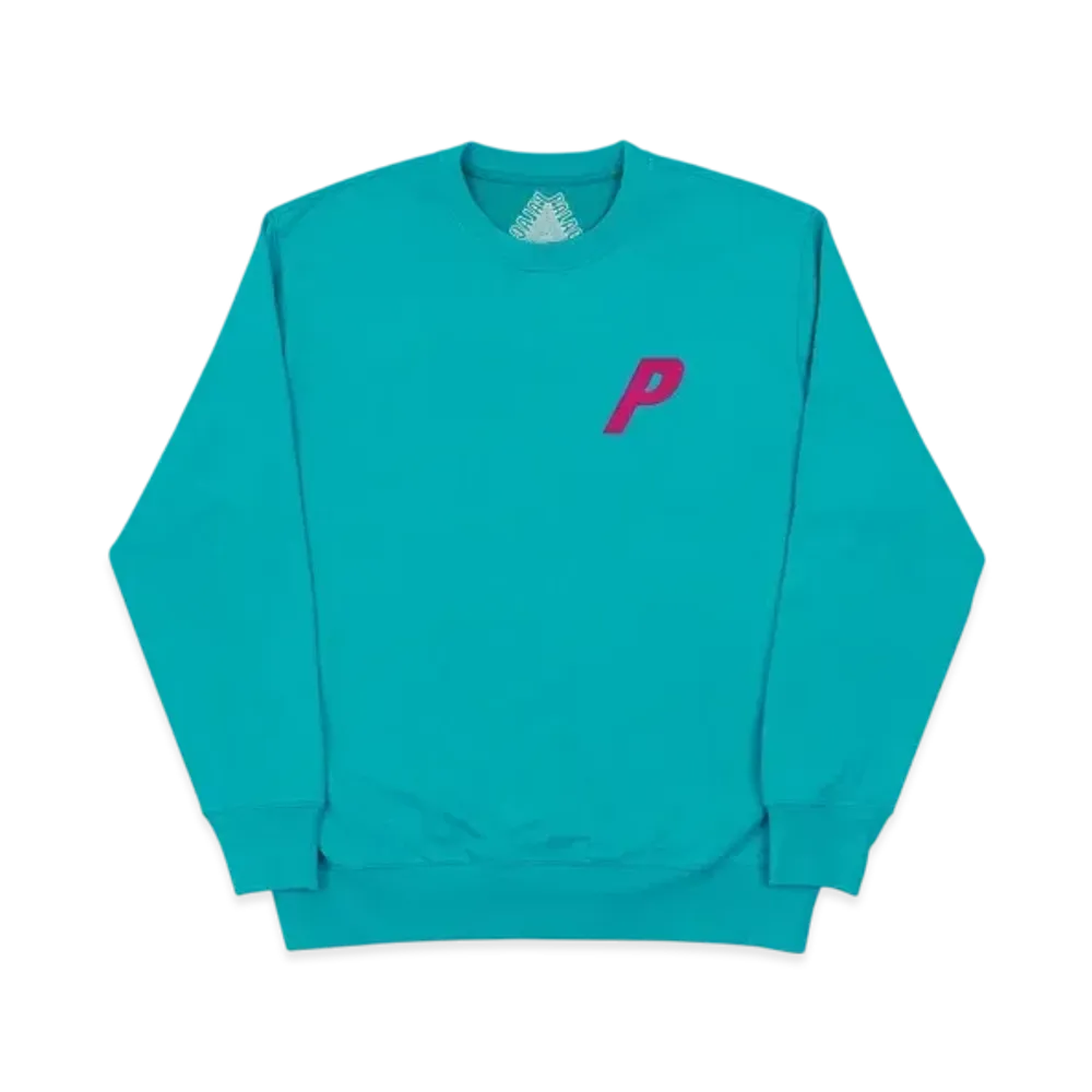 PALACE Flocka P Crew "Sea Green"