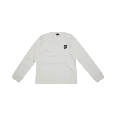Stone Island Kids T-Shirt with Logo "White"