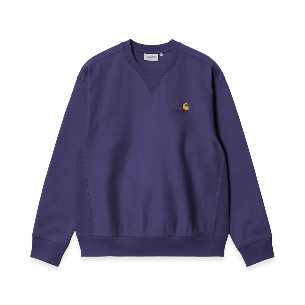 Carhartt WIP American Script Sweatshirt "Aura"