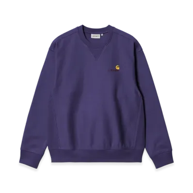 Carhartt WIP American Script Sweatshirt "Aura"