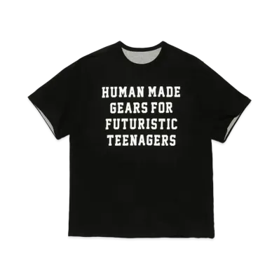HUMAN MADE REVERSIBLE T-SHIRT "Black"