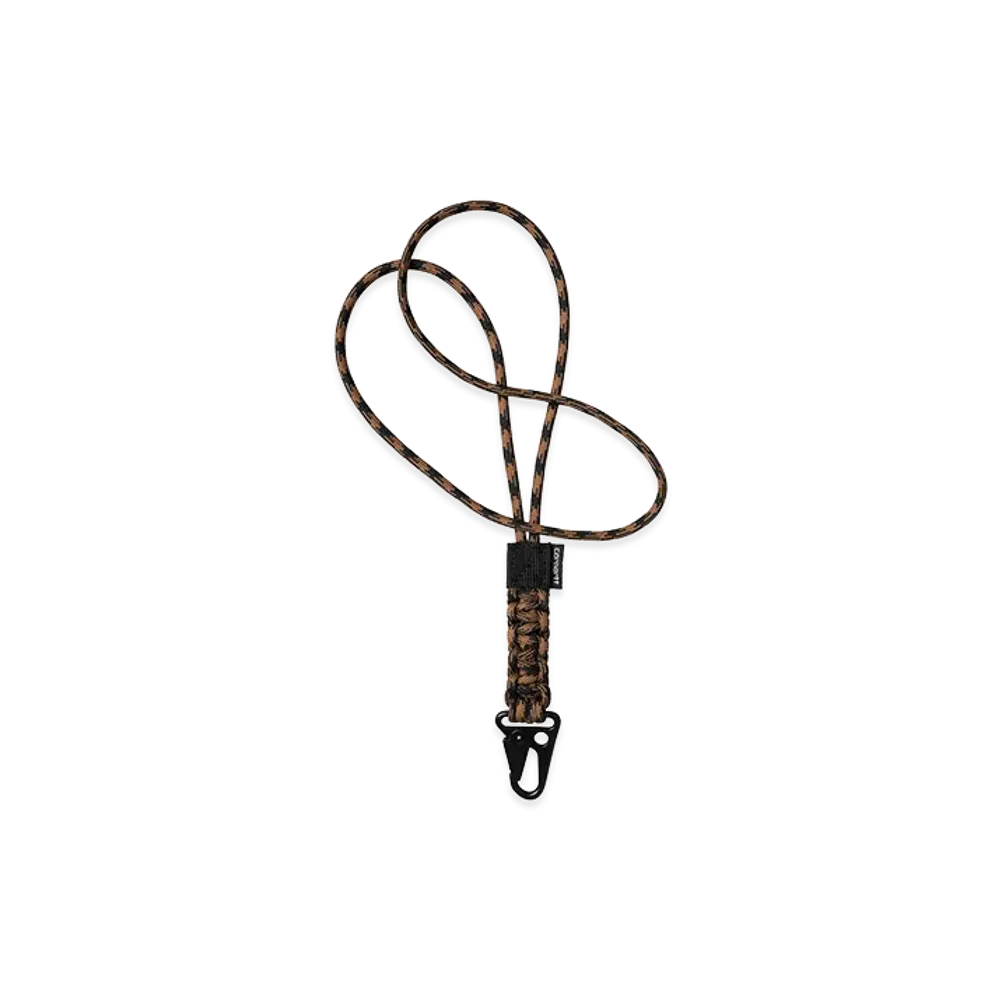 Carhartt WIP Rope Keychain "Hamilton Brown/Black"