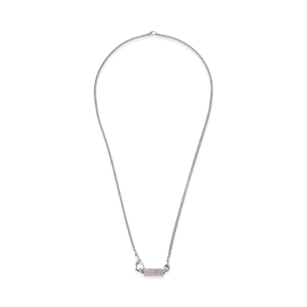 MM6 Maison Margiela Logo Pendant Necklace "Silver"