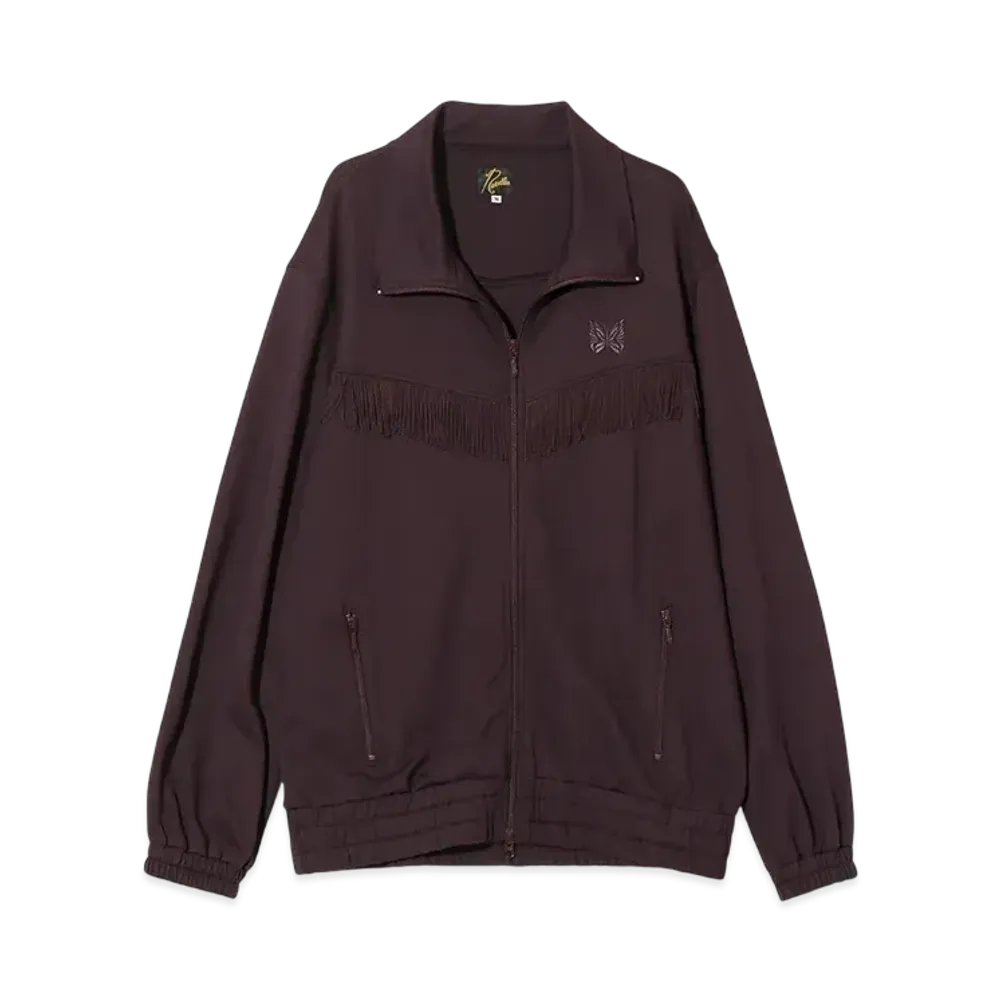 NEEDLES Fringe Track Jacket - Rayon Jersey "Purple"