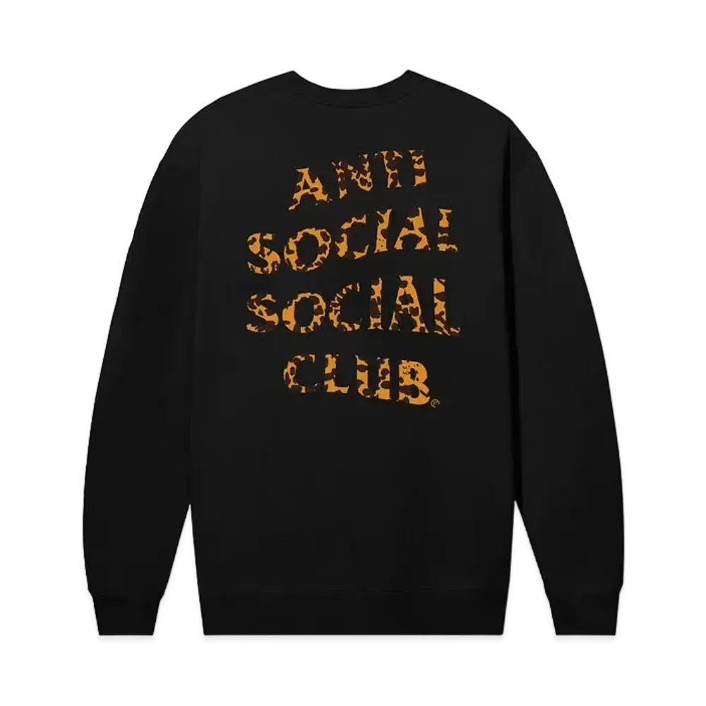 ANTI SOCIAL SOCIAL CLUB SUMMER 24 MAJOR DROP Mind Games Crewneck "Black"