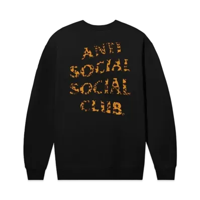 ANTI SOCIAL SOCIAL CLUB SUMMER 24 MAJOR DROP Mind Games Crewneck "Black"