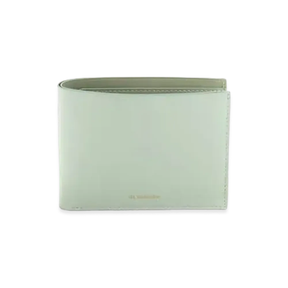 Jil Sander Wallet Leather Pocket With Embossed Logo "Grayish Green"
