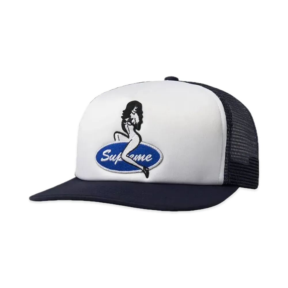 Supreme Pin Up Mesh Back 5-Panel "Navy"