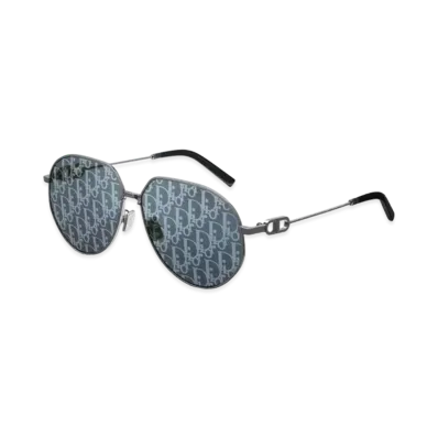 Dior CD Link A1U Dior Oblique Pilot Sunglasses "Blue/Silver"