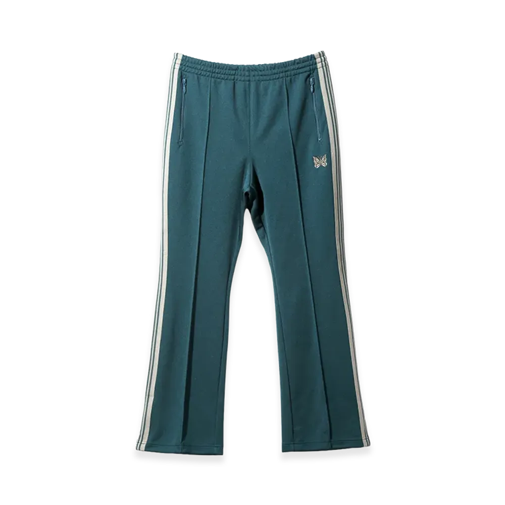 NEEDLES Bootcut Track Pant Poly Smooth "Green"