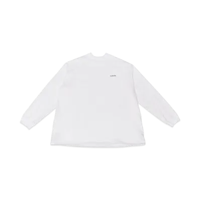 ALOUND Oversize L/S Pocket Tee "White"