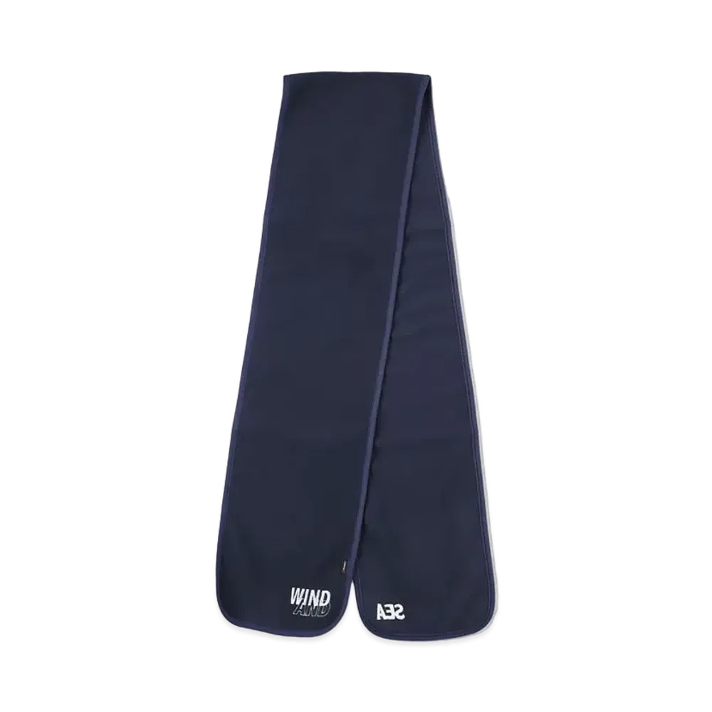 WIND AND SEA WDS-ES Polartech Fleece Scarf "Navy"