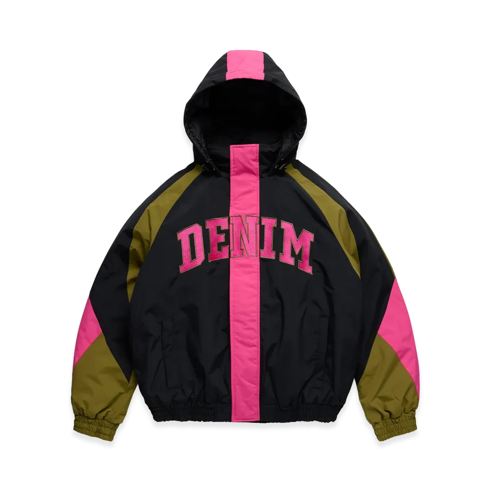 DENIM TEARS Stadium Jacket "Black/Pink"