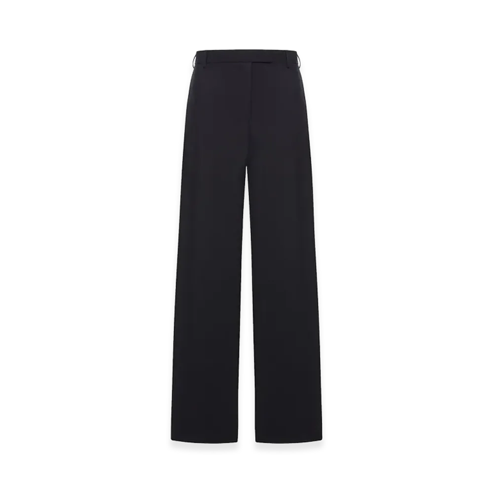 DRIES VAN NOTEN Women's Wool Blend Penn Wide-Leg Pant "Black"