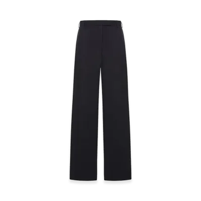DRIES VAN NOTEN Women's Wool Blend Penn Wide-Leg Pant "Black"