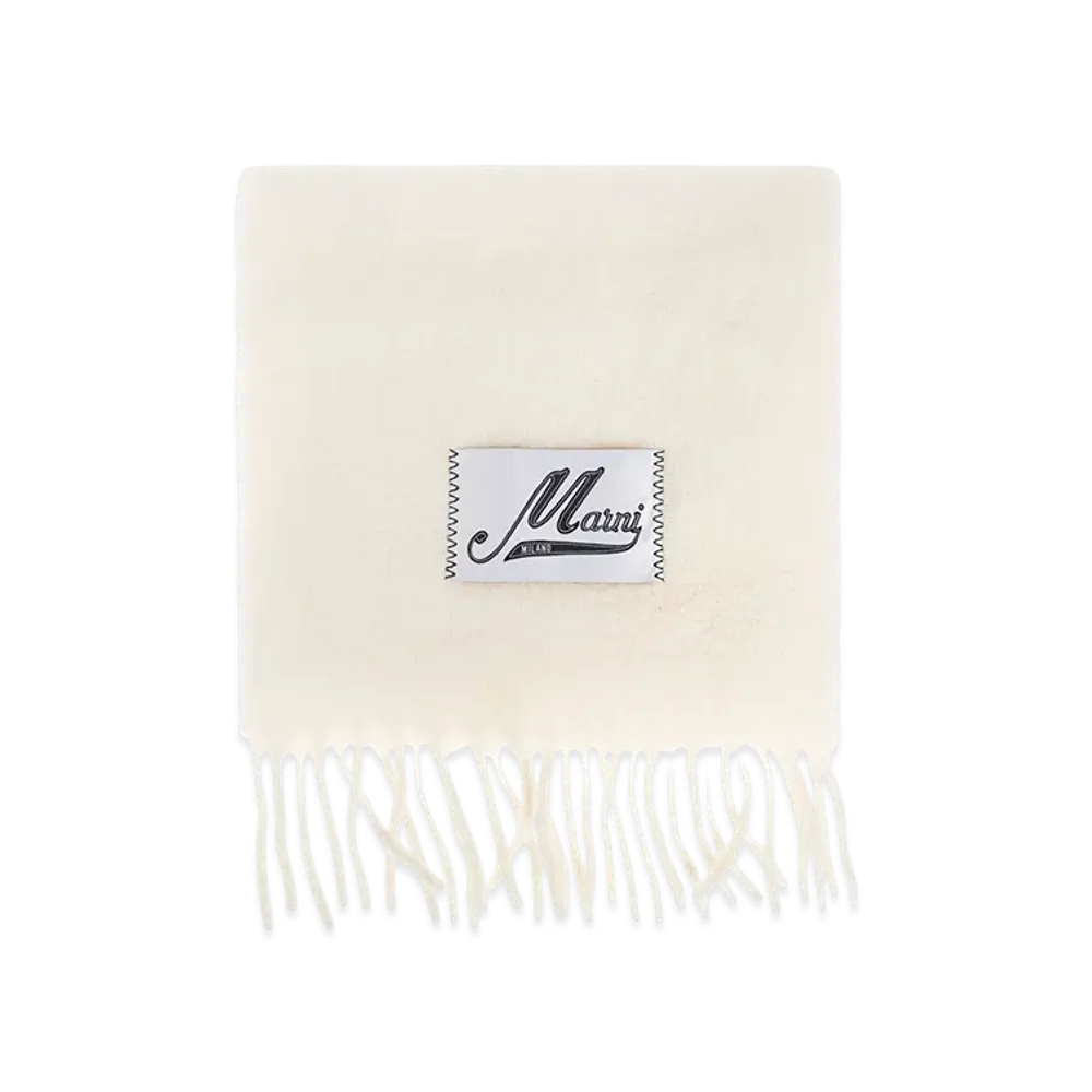 MARNI Women's Alpaca Scarf "Beige"