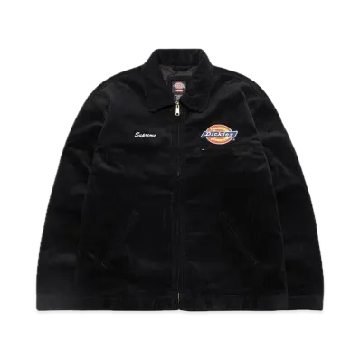 Supreme x Dickies Corduroy Work Jacket "Black"