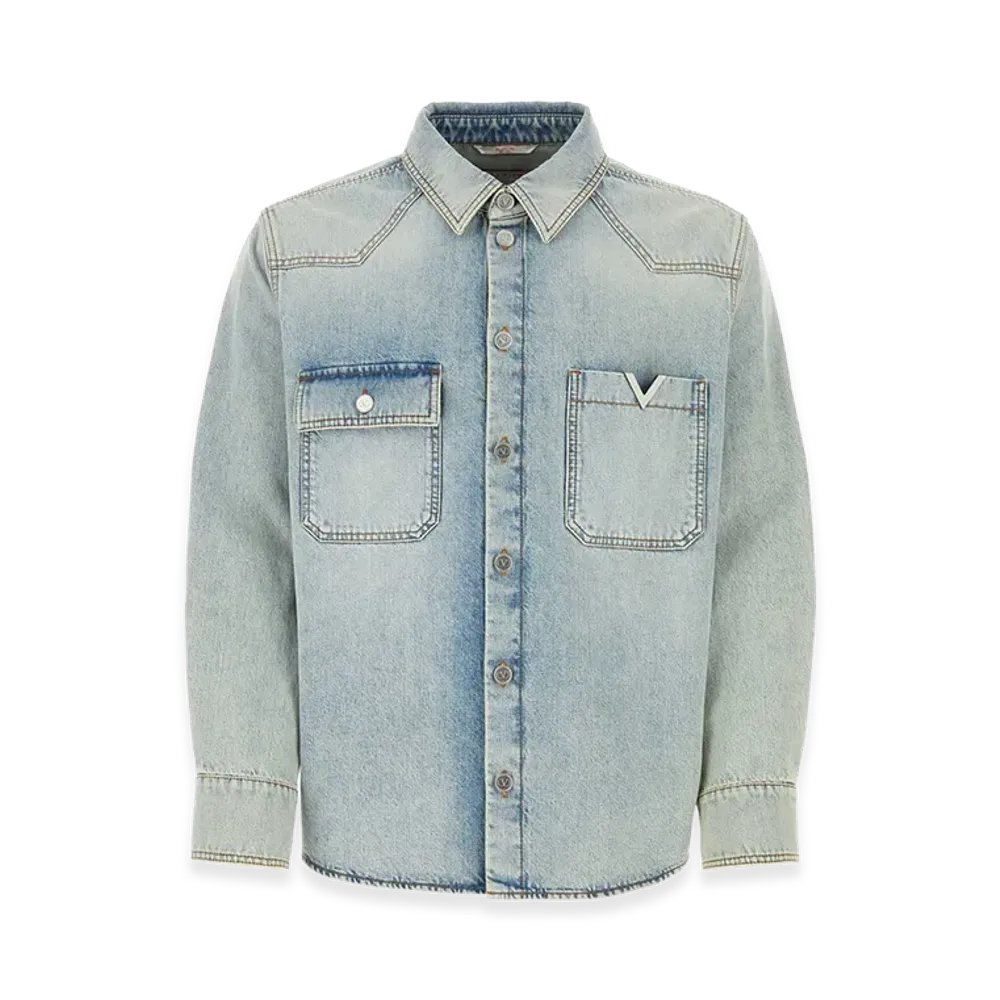 Valentino Denim Shirt "Light Blue"