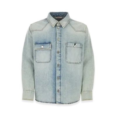 Valentino Denim Shirt "Light Blue"