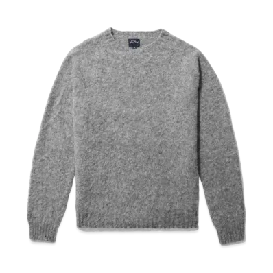 Noah Cross Country Shetland Sweater "Ice Sea"