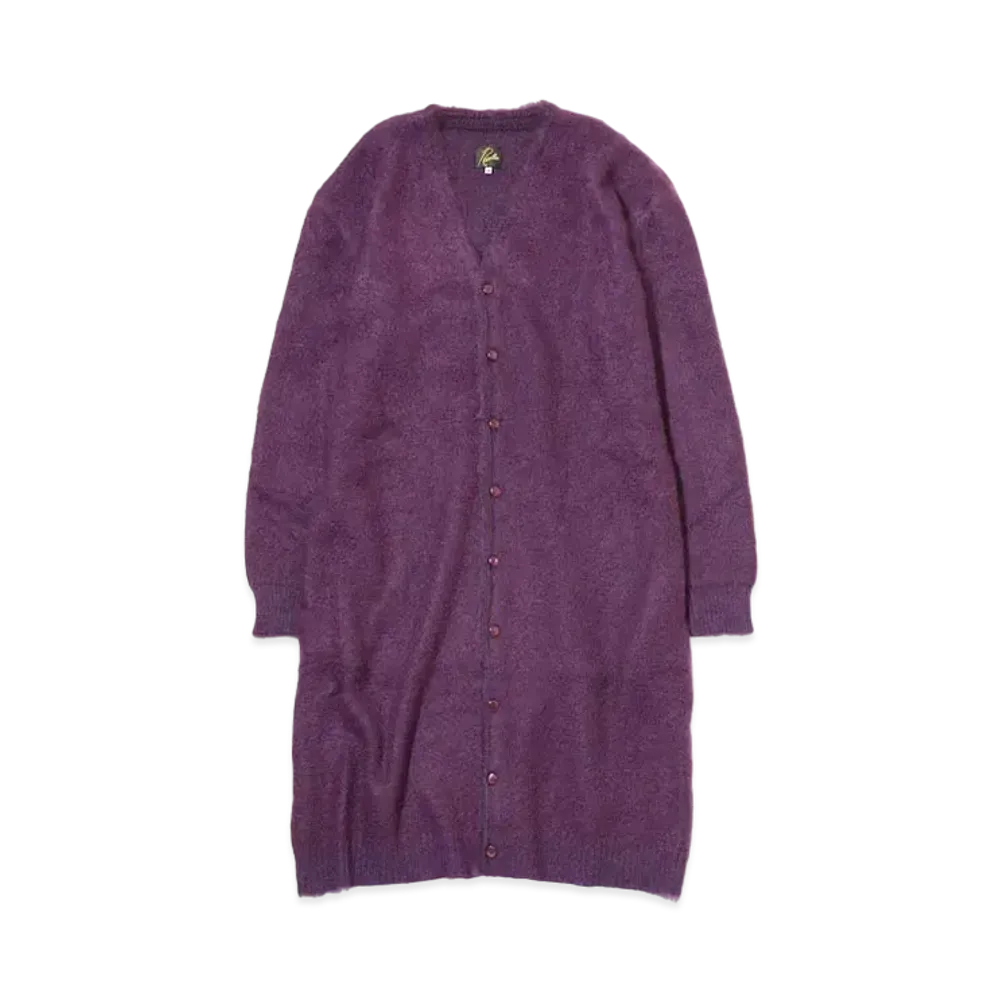 Needles MOHAIR LONG CARDIGAN - SOLID "Purple"