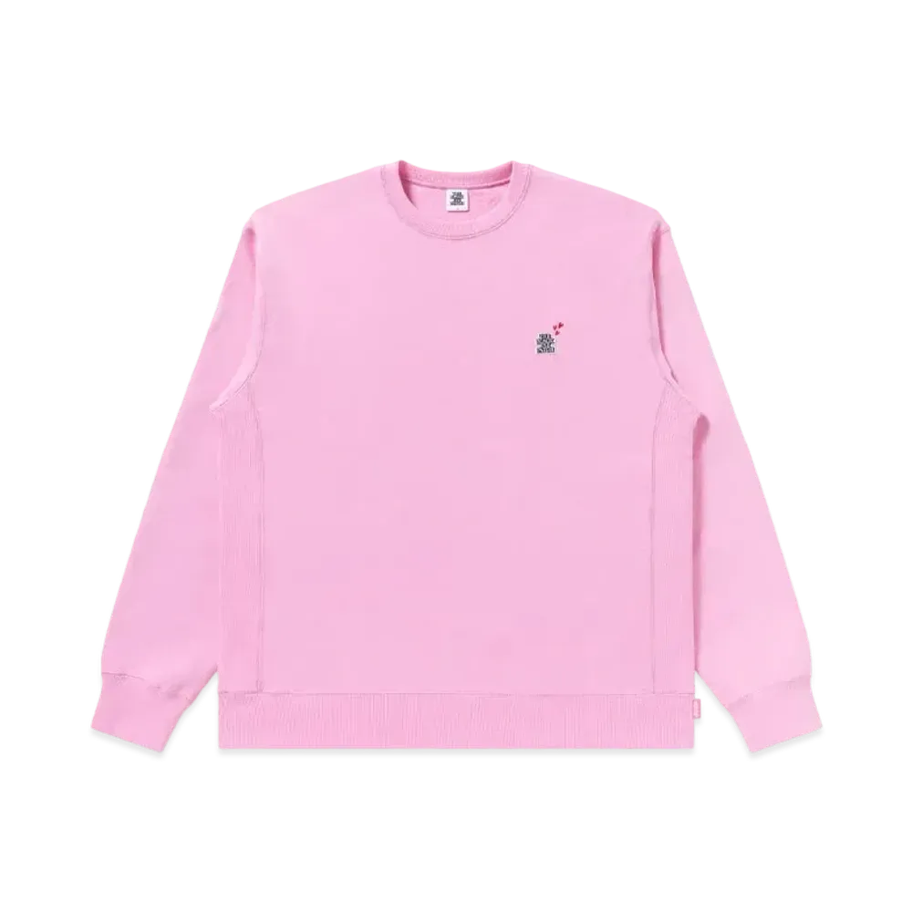 Blackeyepatch Small OG Label Deco Crew Sweat "Pink"