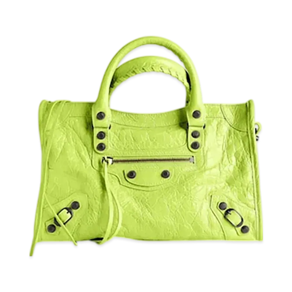 BALENCIAGA Le City Small Bag "Granny Green"