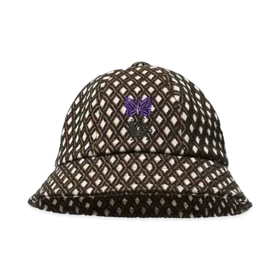 Needles x Sasquatchfabrix. Bermuda Hat- Diamond Jq. "Black"
