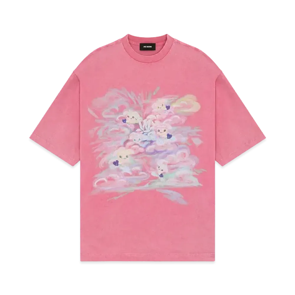 WE11DONE Printed T-shirt "Pink"