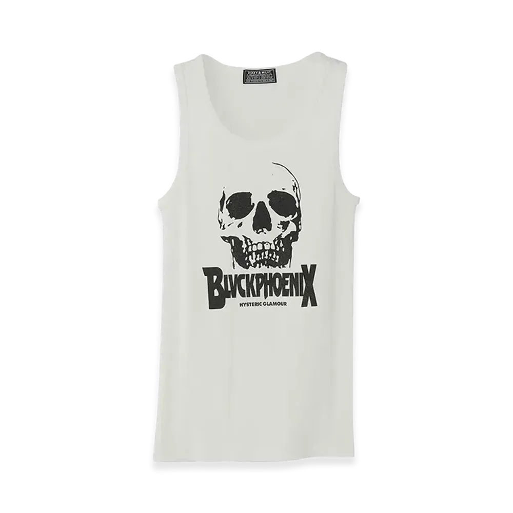 HYSTERIC GLAMOUR x BLVCKPHOENIX HG Skull Tanktop "White"