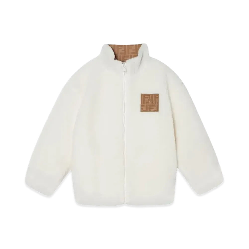 FENDI Kids Fleece Jacket "White"