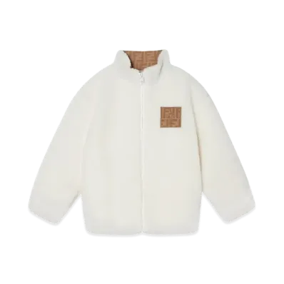 FENDI Kids Fleece Jacket "White"
