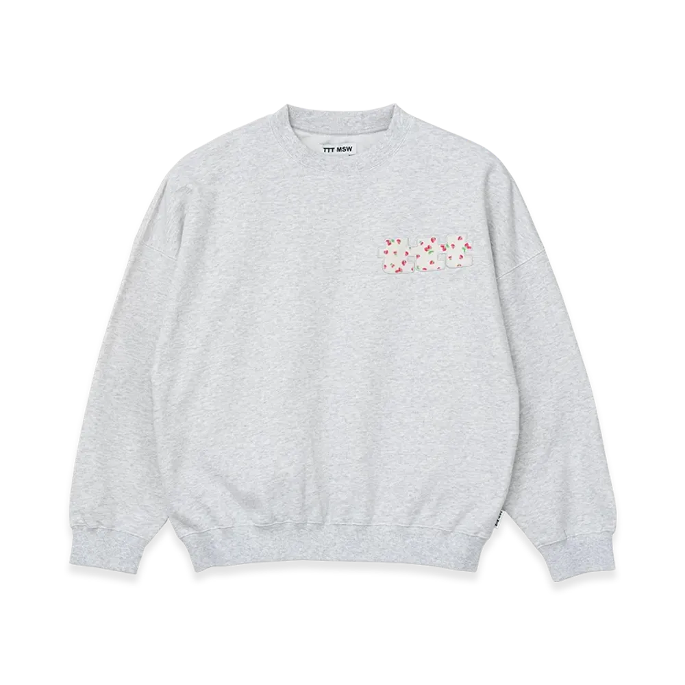 TTTMSW Fruits crew neck sweat "Grey"