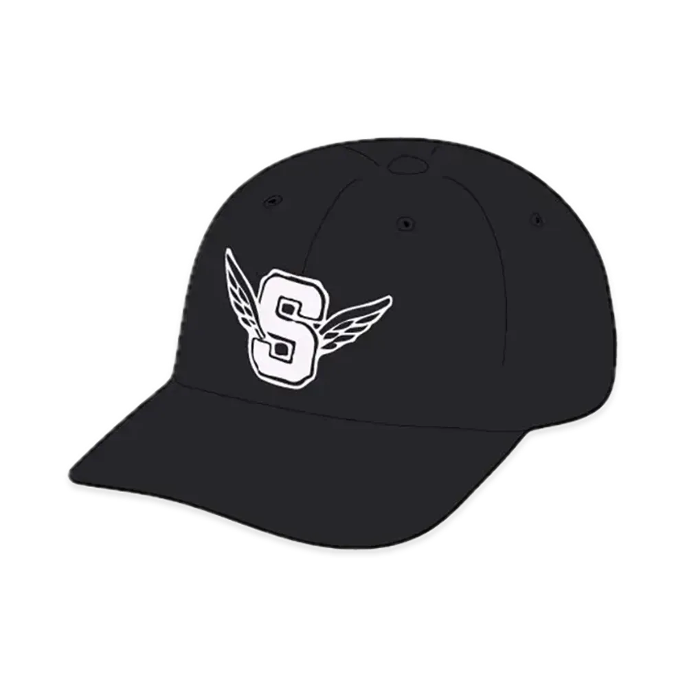 Supreme Wings Logo 6-Panel "Black"