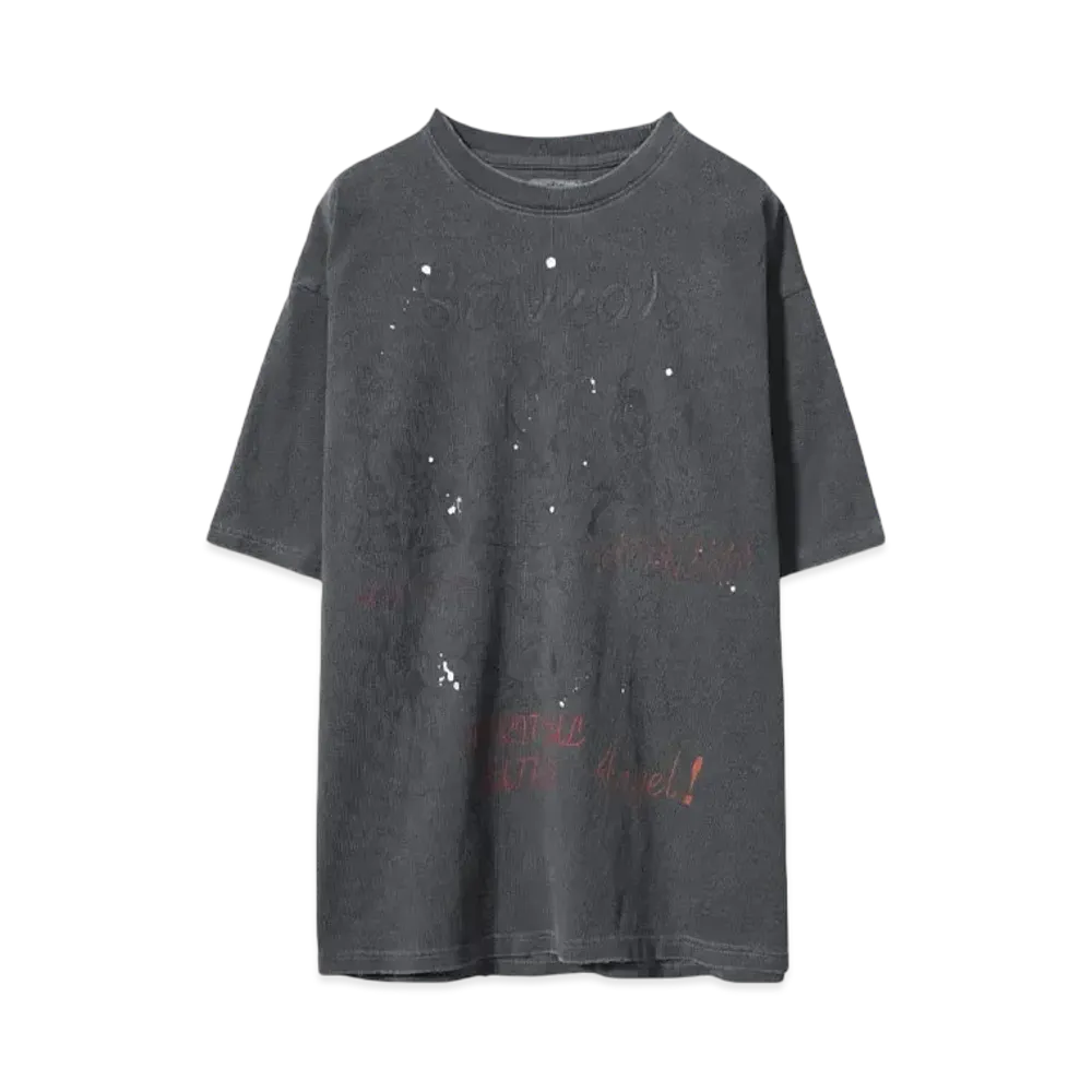 SOMEIT W.O.L VINTAGE TEE "STONE GREY"