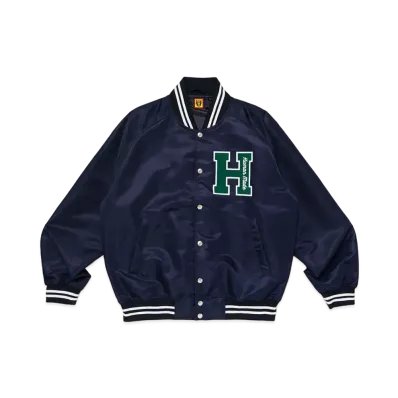 HUMAN MADE Nylon Stadium Jacket "Navy"