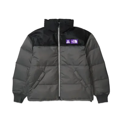 PALACE x The North Face Purple Label WINDSTOPPER Field Down Jacket "Asphalt Gray"